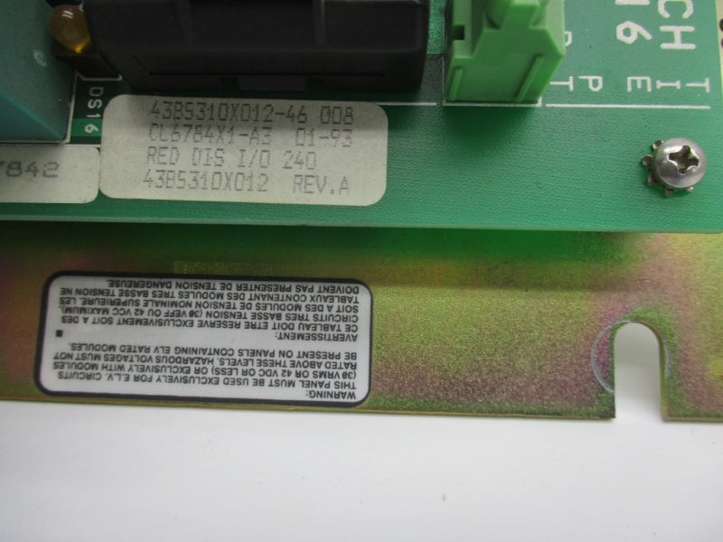 FISHER CL6784X1-A3 43B5310X012 REV. A UNMP