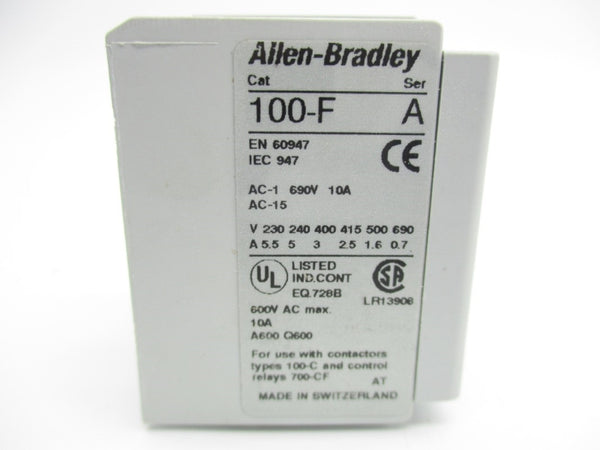 ALLEN BRADLEY 100-FA40 SER. A 600VAC 10A (BR/WH) NSMP