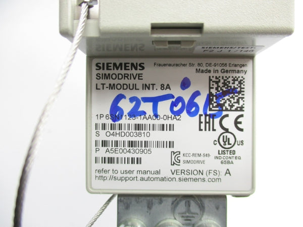SIEMENS 6SN1123-1AA00-0HA2 NSNP