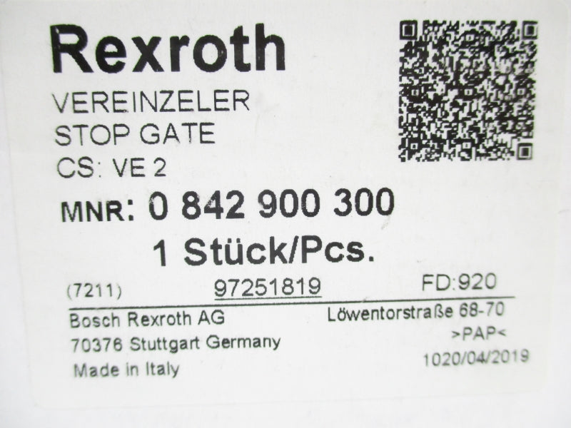REXROTH 0842900300 NSMP