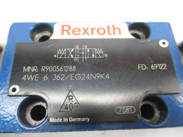 REXROTH 4WE6J62/EG24N9K4 R900561288 24VDC 1.25A UNMP