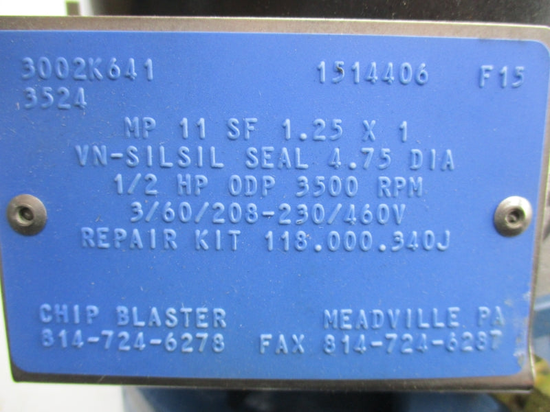 PUMP 3002K641 208-230/460V NSNP