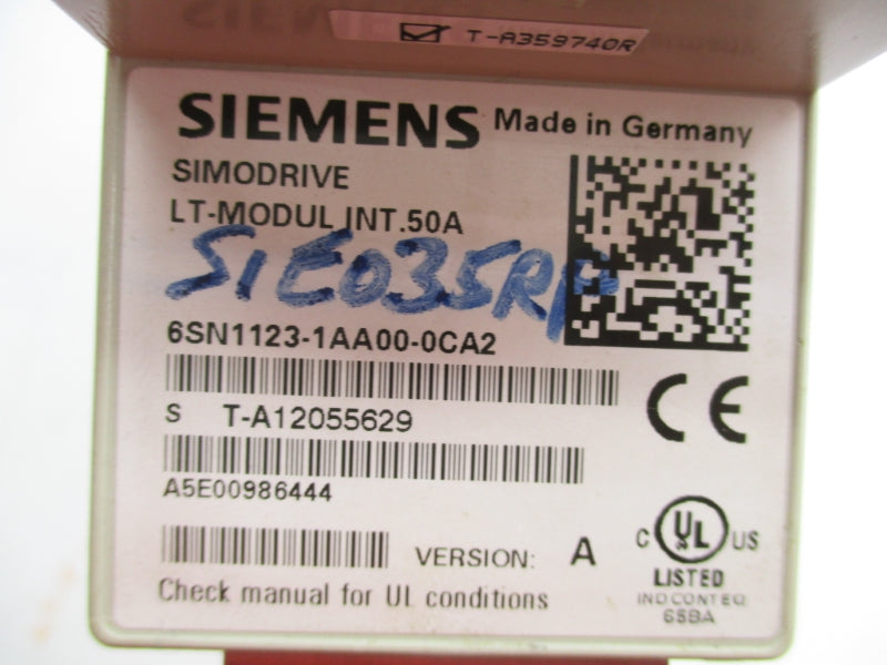 SIEMENS 6SN1123-1AA00-0CA2 UNMP