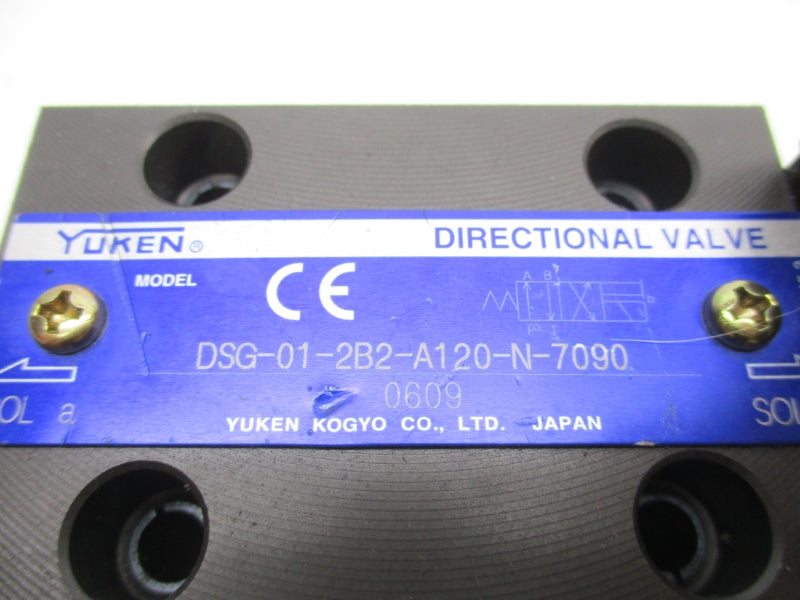 YUKEN DSG-01-2B2-A120-N-7090 (AS PICTURED) NSNP