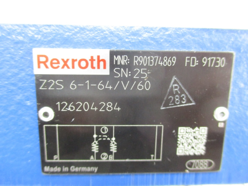 REXROTH Z2S6-1-64/V/60 R901374869 NSNP