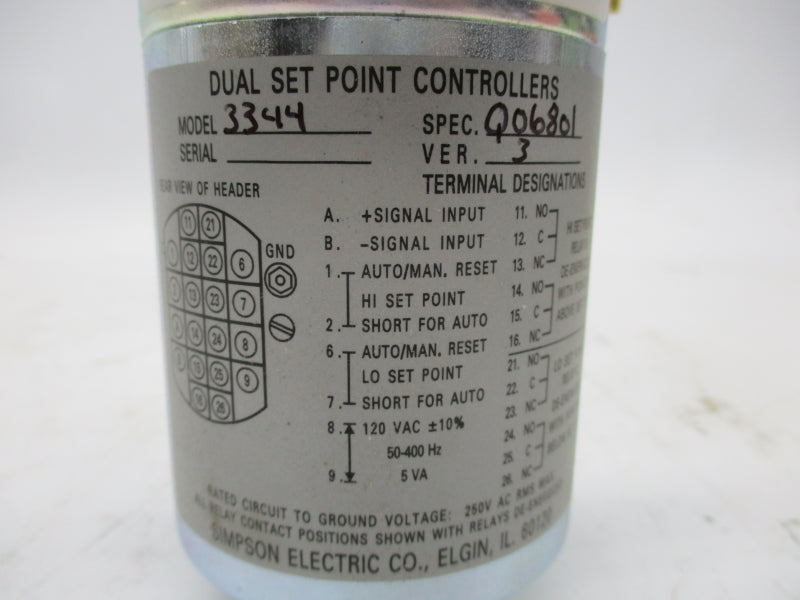 SIMPSON 3344 Q06801 0-60 NSMP