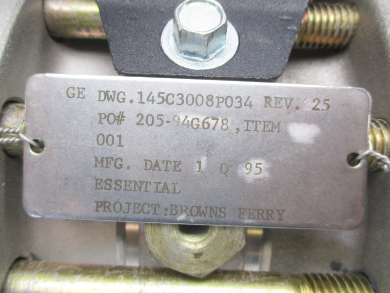GENERAL ELECTRIC 94G378001 145C3008P034 3000PSI NSNP