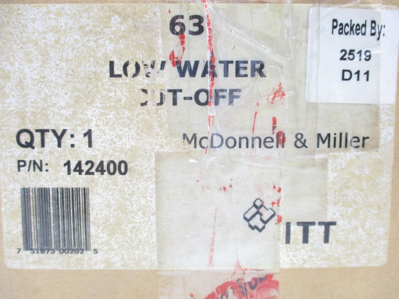 MCDONNELL & MILLER 63 142400 115/230VAC 10.2/5.1A NSMP