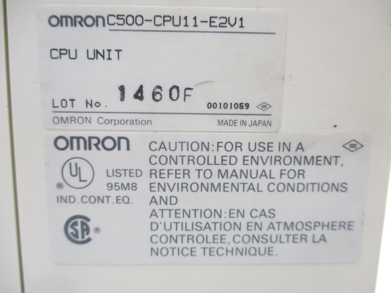 OMRON C500-CPU11-E2V1 NSMP