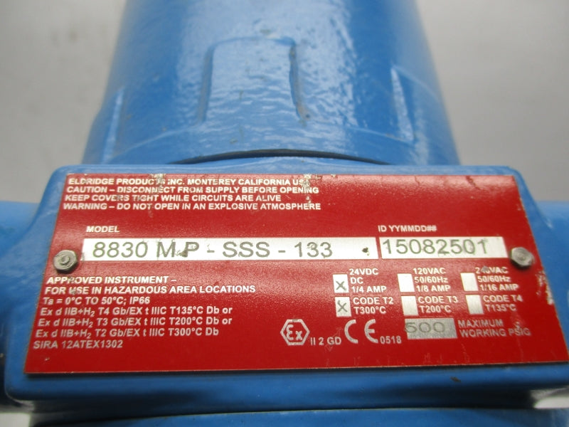 EPI 8830MP-SSS-133-DC24-18"-NATURALGAS 24VDC 500PSI UNMP-OEM