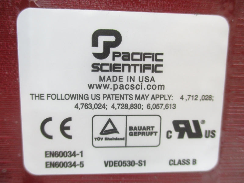 PACIFIC SCIENTIFIC K42HLFM-LNK-NS-00 170V 4.9A NSNP-OEM