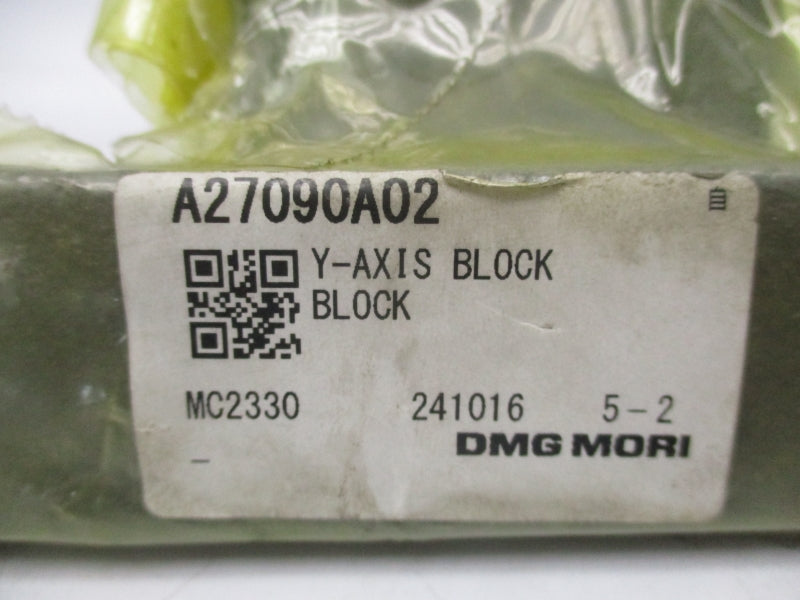 DMG MORI A27090A02 Y-AXIS BLOCK NSMP-OEM