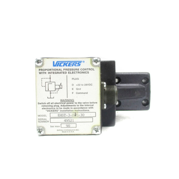 VICKERS EHST-3-BIE-30 22-28VDC UNMP