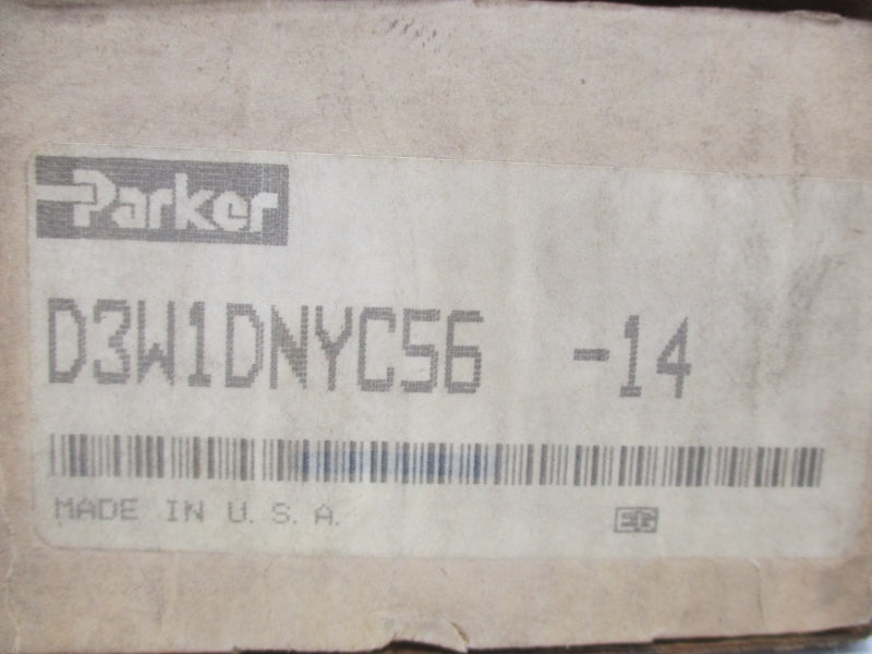 PARKER D3W1C56Y14 110/120V .72-.75A 3000PSI NSMP
