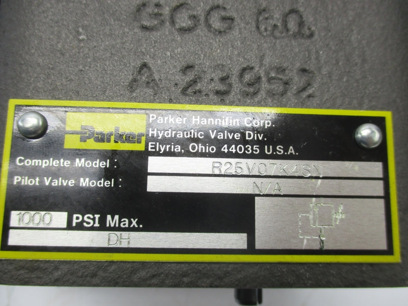 PARKER R25V07K4SN 1000PSI NSNP