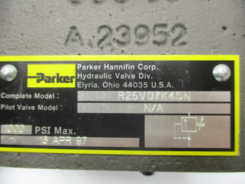 PARKER R25V07K4SN 1000PSI NSMP