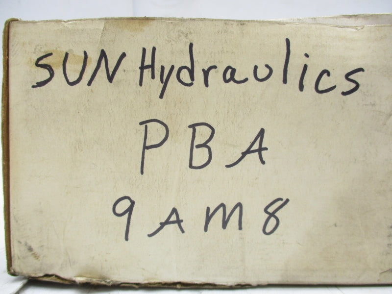 SUN HYDRAULICS PBA 9AM8 NSNP