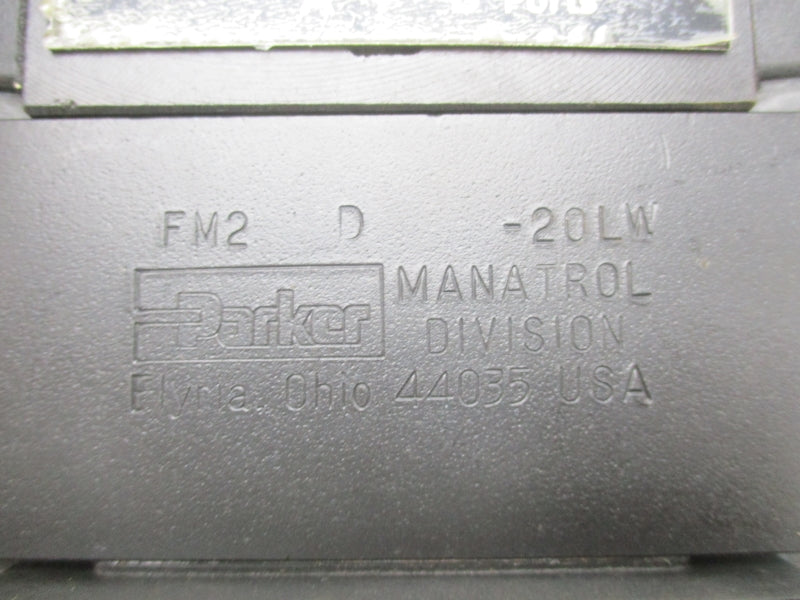 PARKER D61VW11C1567Y 110/120V .43/.50A 5000PSI NSNP