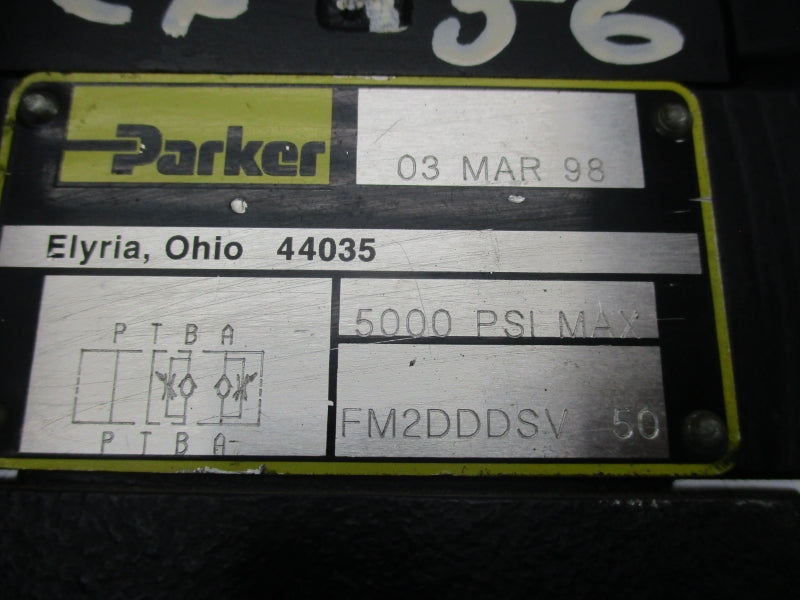 PARKER D61VW1C4NYC56775 110/120V .49-.58A 1500-5000PSI UNMP