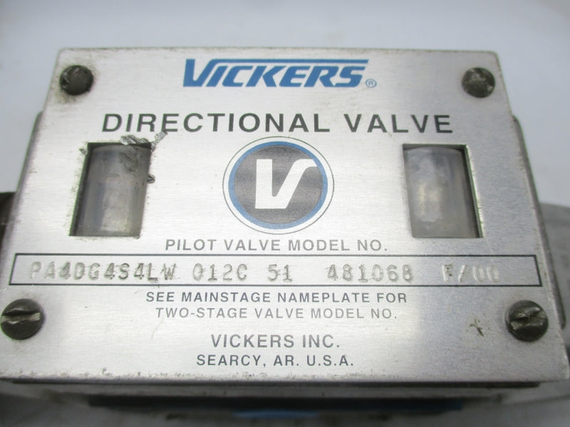 VICKERS PA4DG4SLW012C51 115V 61A NSNP