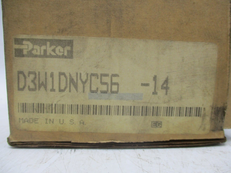 PARKER D3W1DNYC56-14 110/120V .72/.75A 3000PSI NSMP