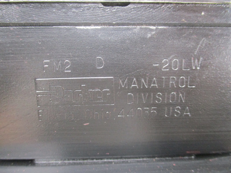 PARKER D1VW20N5VY50 110/120V .43-.50A 5000PSI NSNP