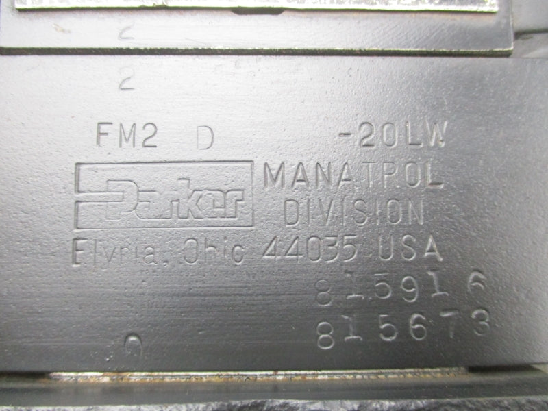 PARKER D61VW1C4567Y50 110/120 .43-.50A UNMP