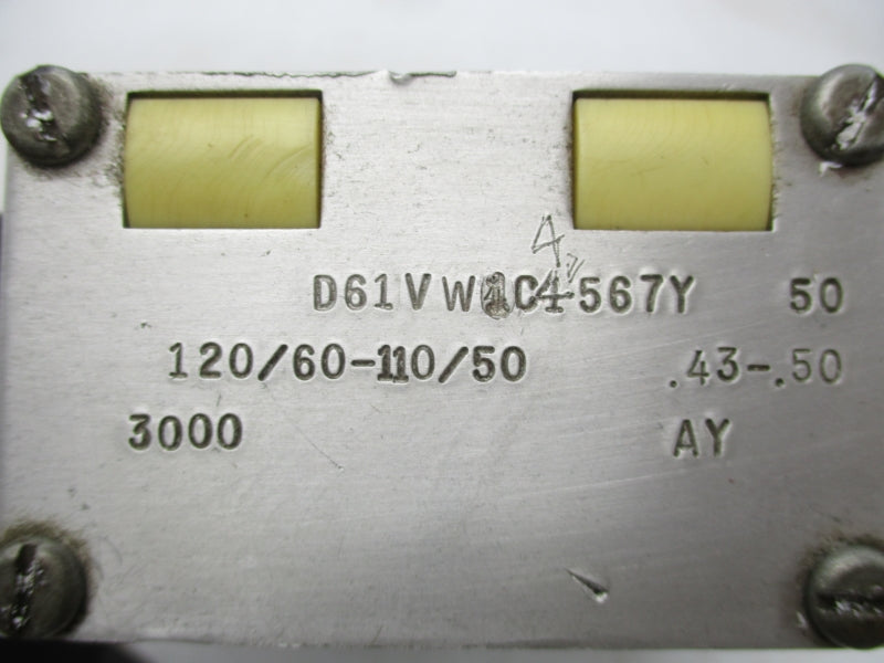 PARKER D61VW1C4567Y50 110/120 .43-.50A UNMP