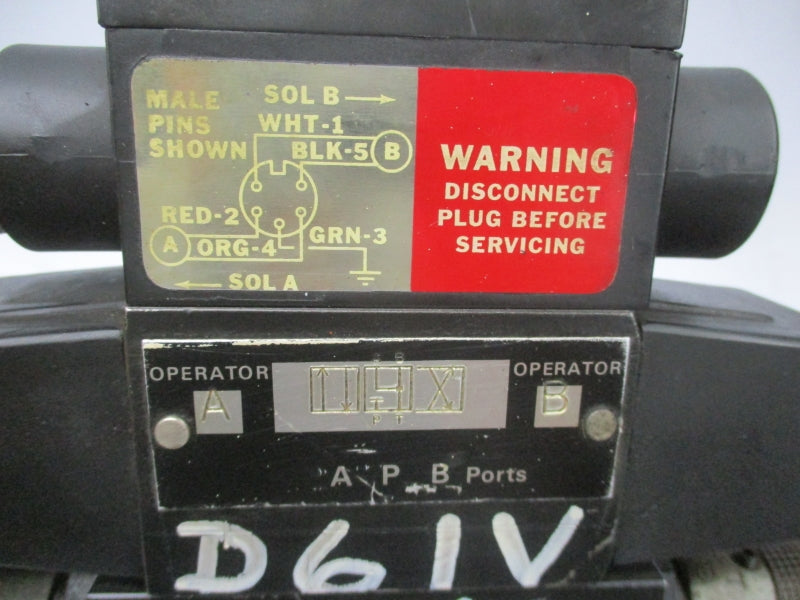 PARKER D61V-W-1C-Y-6 110/120V UNMP