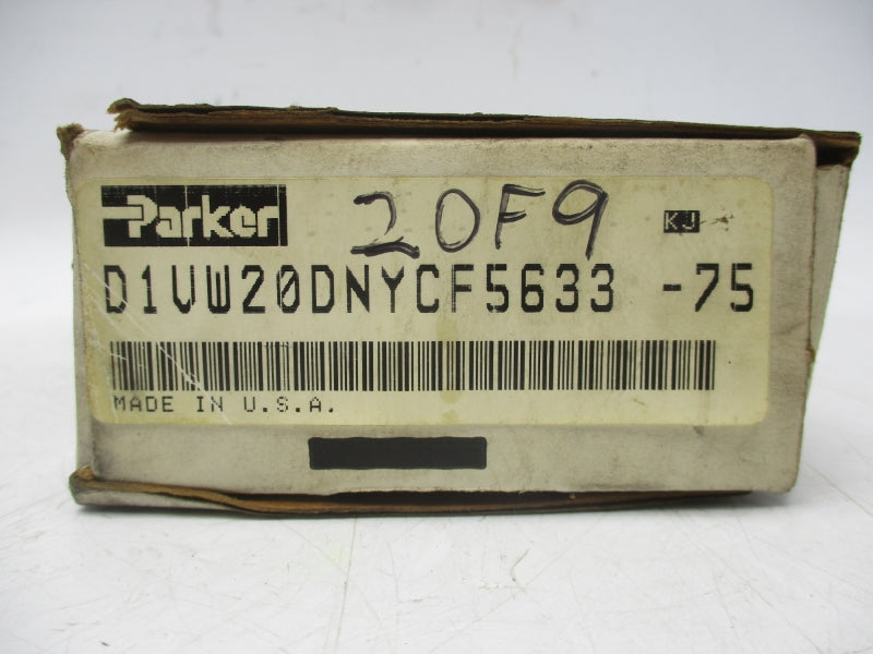 PARKER D1VW20DNYCF563375 110/120V .42-.50A 5000PSI NSMP