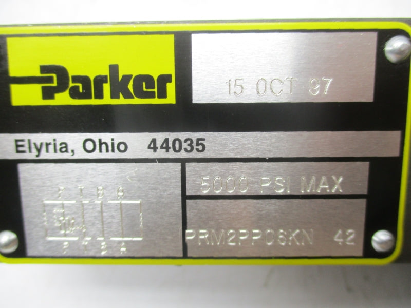 PARKER PRM2PP06KN-42 5000PSI NSMP