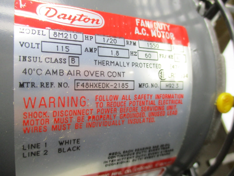 DAYTON 2C792B 115V 1.8A 16" NSMP