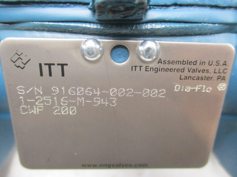 ITT 1-2516-M-943 916064 1" NSMP