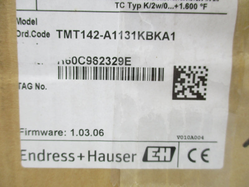 ENDRESS+HAUSER TMT142-A1131KBKA1 11-40V F/W 1.03.06 NSMP