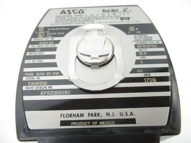 ASCO EF8215G050 24VDC 25PSI NSMP