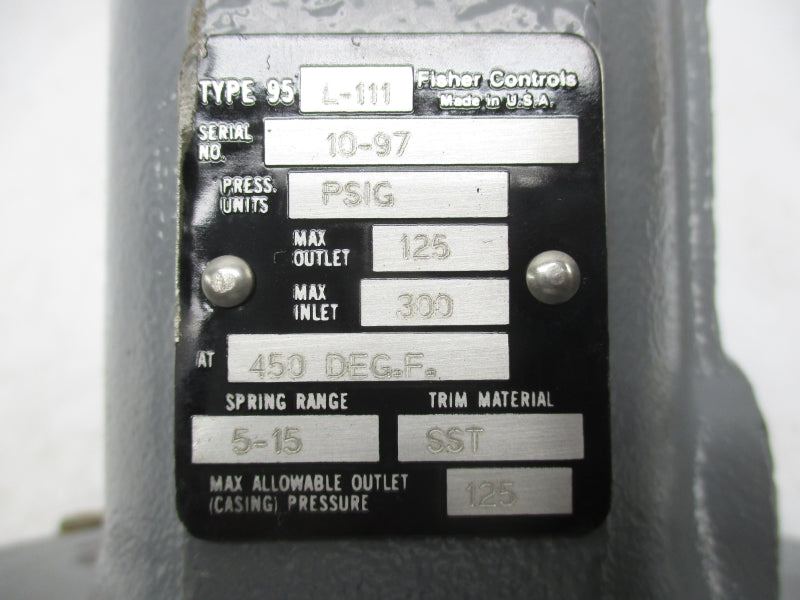 FISHER CONTROLS 95L-111 125-300PSI 5-15 NSNP