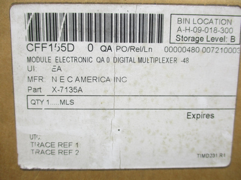 NEC X7135A M3CHBG11AA NSMP