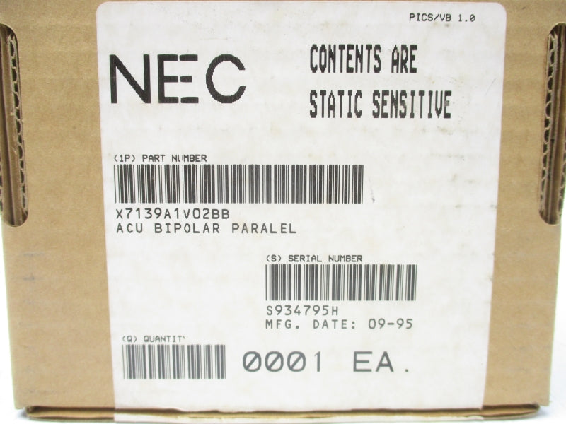 NEC X7139A1-V02BB M3A1TUS4AB NSMP