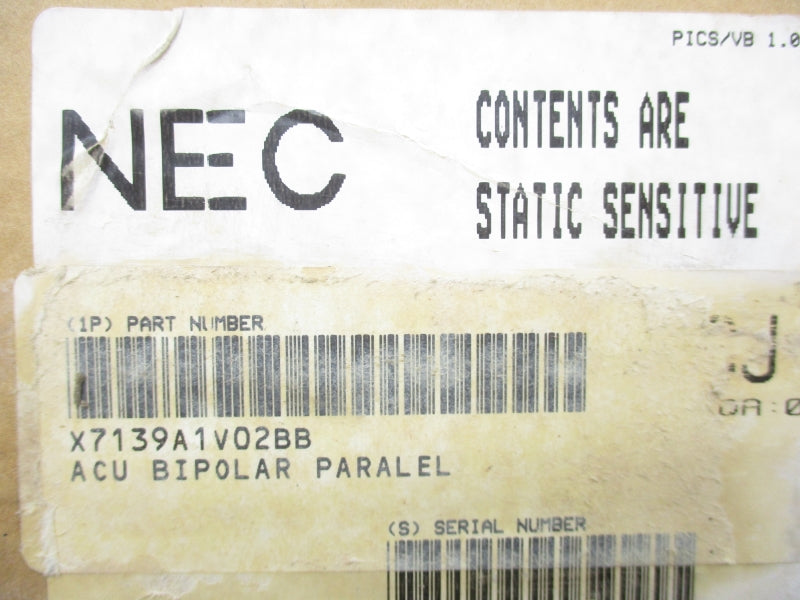 NEC X7139A1V02BB M3A1TUS4AB NSFS