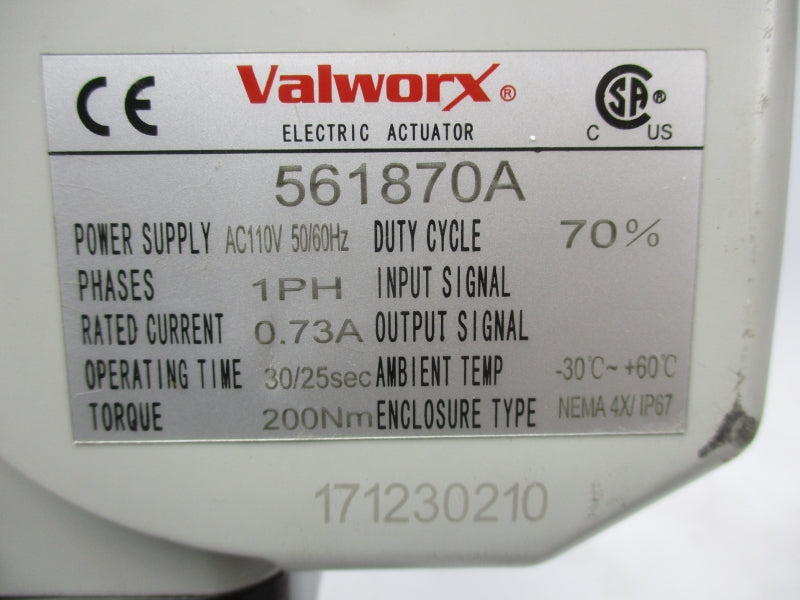 VALWORX 561870A 110VAC 0.73A 2" NSNP
