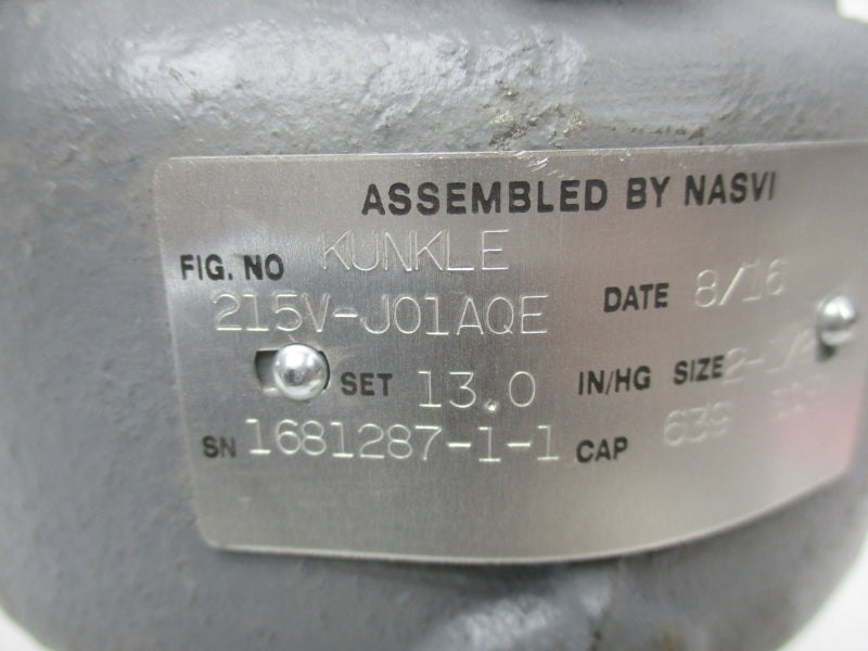 KUNKLE 215V-J01AQE 2-1/2" NSNP