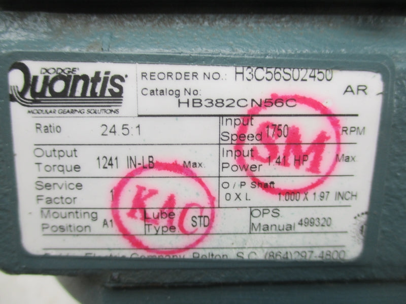 DODGE HB382CN56C H3C56S02450 NSNP