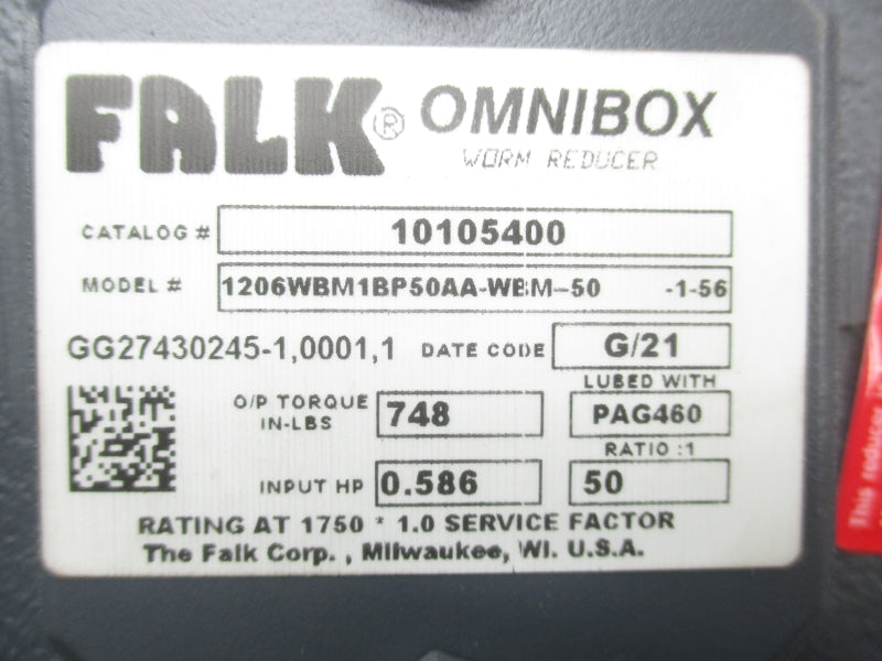 FALK 10105400 1206WBM1BP50AA-WBM-50-1-56 NSNP