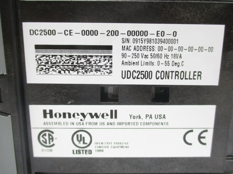 HONEYWELL DC2500-CE-0000-200-00000-E0-0 90-250VAC NSMP