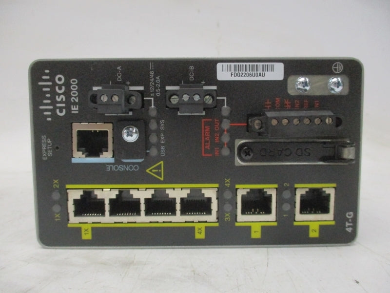 CISCO IE-2000-4T-G-B 24-48V 1-0.5A NSMP
