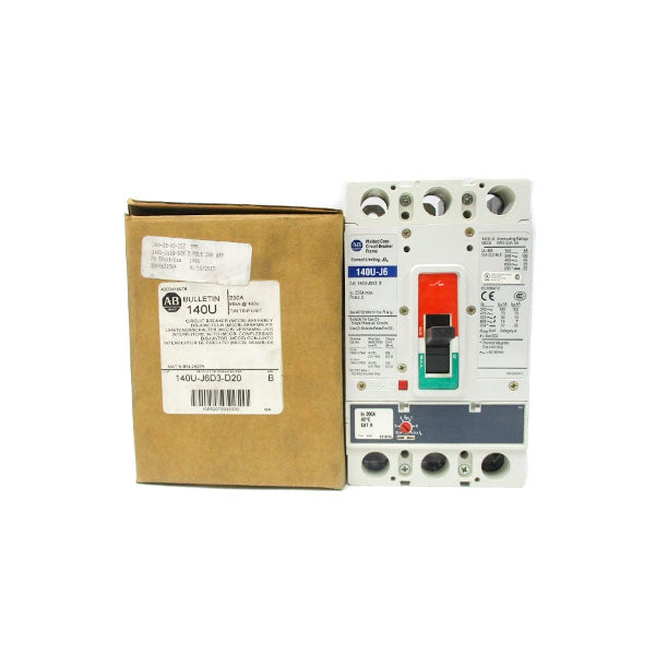 ALLEN BRADLEY 140U-J6D3-D20 SER. B 480V 250A NSMP