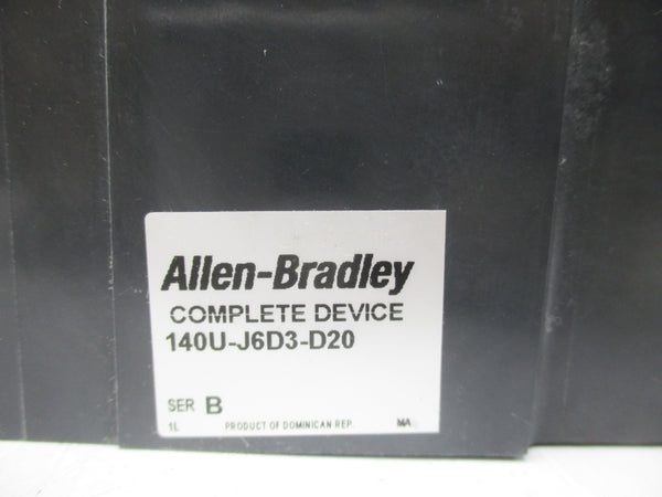 ALLEN BRADLEY 140U-J6D3-D20 SER. B 480V 250A NSMP