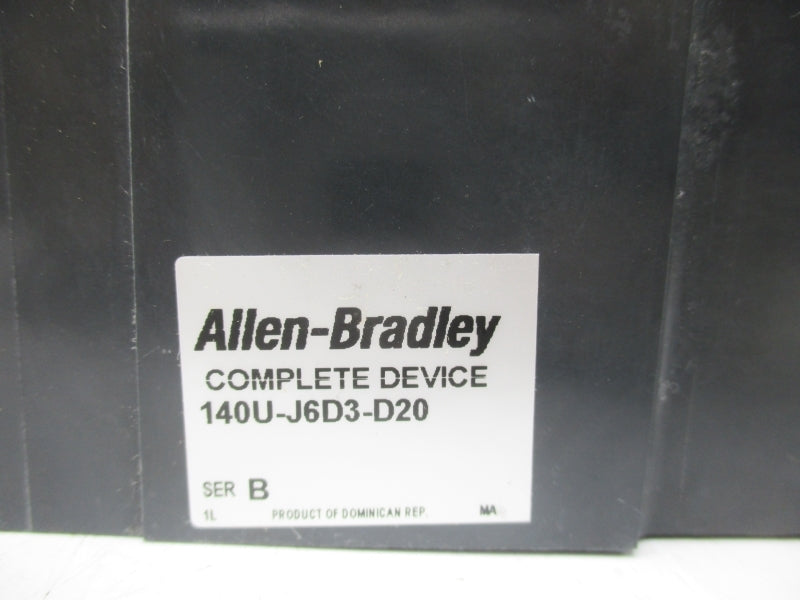 ALLEN BRADLEY 140U-J6D3-D20 SER. B 480V 250A NSMP