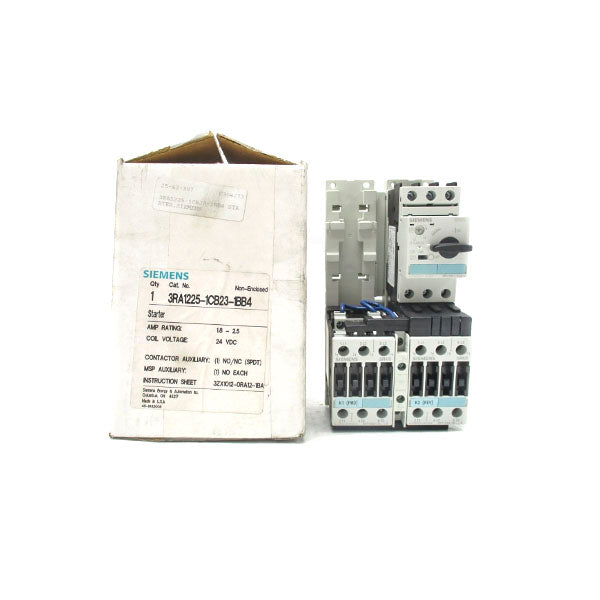 SIEMENS 3RA1225-1CB23-1BB4 24VDC 1.8-2.5A NSMP