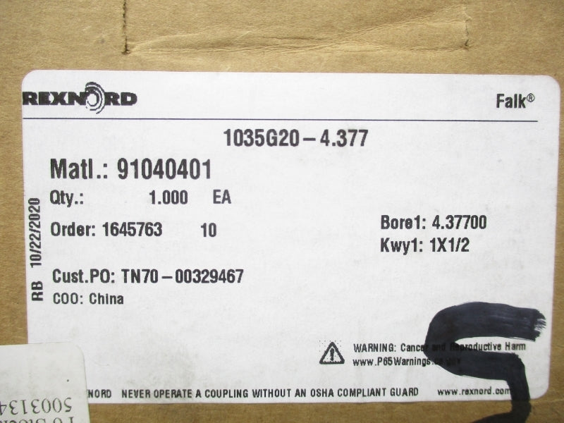FALK 91040401 1035G20-4.377 NSMP